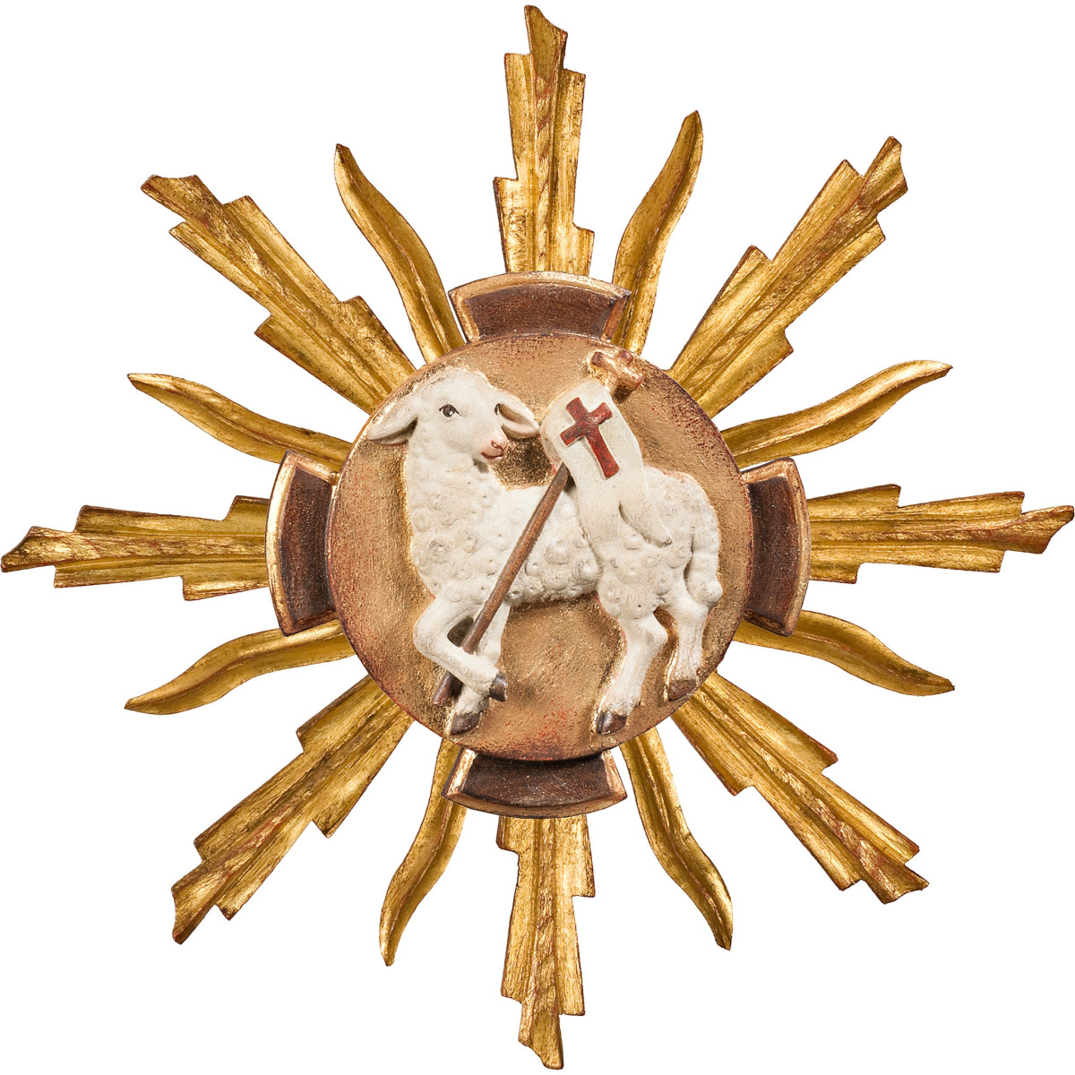 Agnus Dei con aureola
